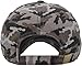 KBETHOS KBE-VINTAGE BLK-CAM Vintage Washed Cotton Baseball Cap, Black Camo