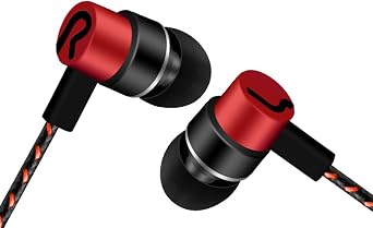 New Wired Headset Universal 3.5mm In-Ear Stereo Earbuds Earphone Headphones Noise Cancelling For Cell Phone PC Laptop