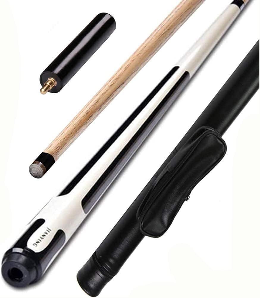 Pool Cue Billiard Stick Cue Tips 1/2 Maple Pool Cue 12.75mm Rigid Head, Easy Grip, Instant Burst, Irresistible, Great for Bars or Pool Halls EIIDJFF 230202(Color:B,Size:Barrel Set)