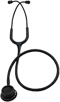 Estetoscópio Profissional Spirit Pro-Lite Adulto - Cabeça Dupla, Hastes em Metal, Leve, Nano Silicone - Black Edition