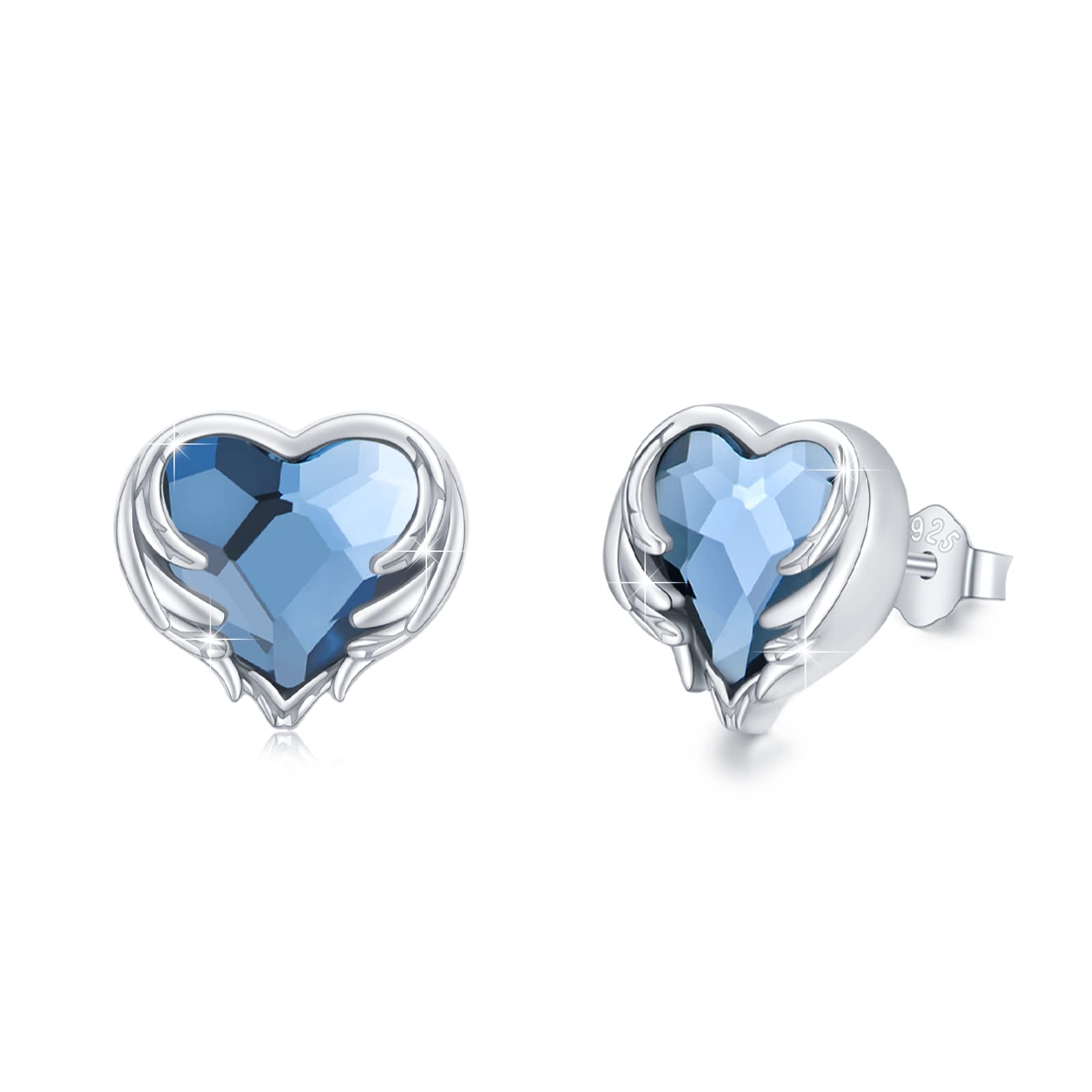 Mondstein Ohrringe für Damen 925er Sterling Silber Hypoaller