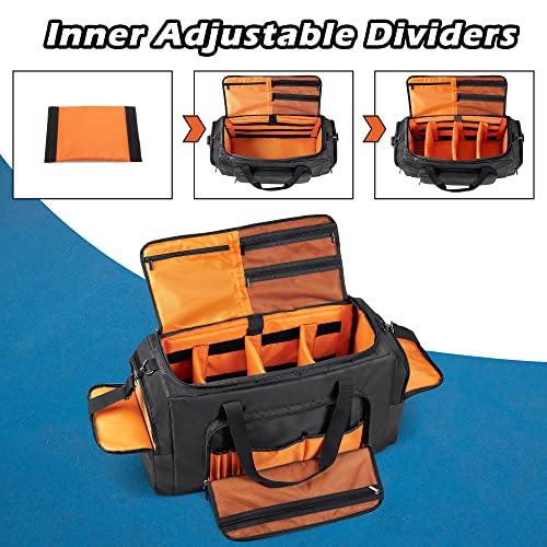 Dsleaf Sneaker Bag For Travel, Shoe Duffel Bag With 3 Adjustable Dividers & Shoulder Strap For Shoes, Clothing And Laptop #TOP1