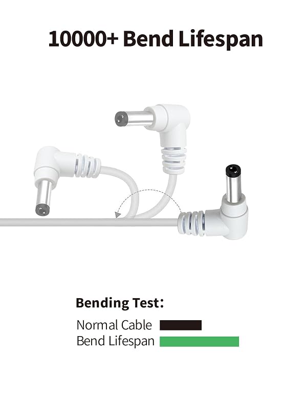 Tonton 5M DC Power Extension Cable 2-Pack, 12V 24V Power Adapter Cable for CCTV Security Camera, LED Light Strip, Bluetooth Audio Receiver, 9V Tapo Security WiFi Camera Tapo C210 C200 C100 C520WS C310 by TONTON - Image 7