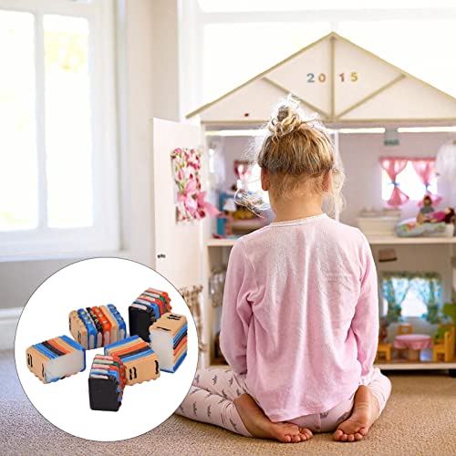SPYMINNPOO Mini-BüCher-Modell, 6 StüCk 1:12 Puppenhaus-Miniaturbuch, Simuliertes DIY, Buntes, SüßEs, Dekoratives… – Bild 5