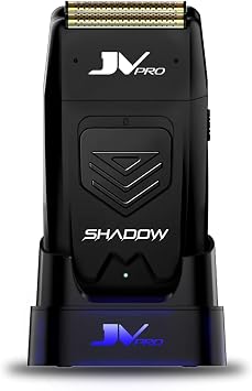 Shadow Premium Electric Shaver with Precision Cutting Technology - Cordless Gold Titanium Foil Shaver for Smooth, Close Shaves Rechargeable 11,000 RPM High Torque Motor