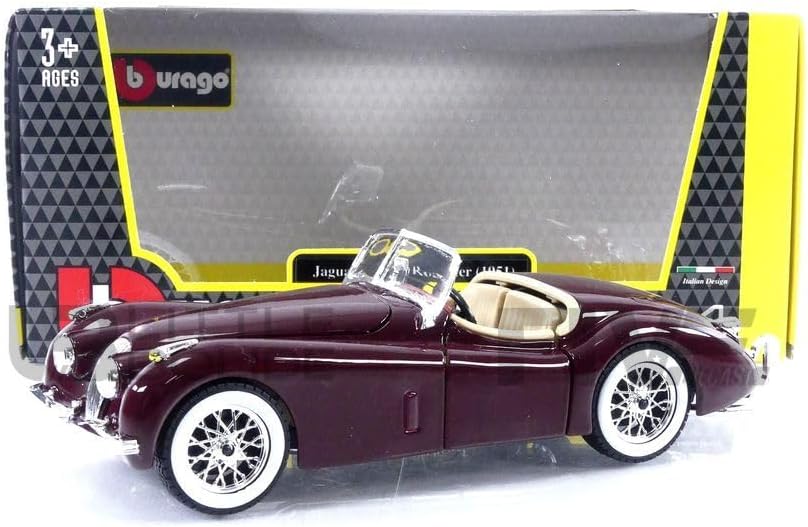 Bburago 22018r Jaguar Xk 120 Convertible 1:24 Scale