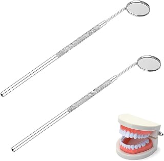2x Mundspiegel Edelstahl, Antibeschlag