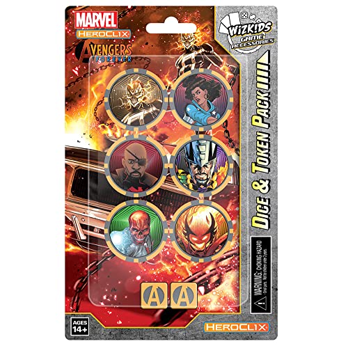Marvel Heroclix: Avengers Forever Dice And Token Pack Ghost Rider #TOP2