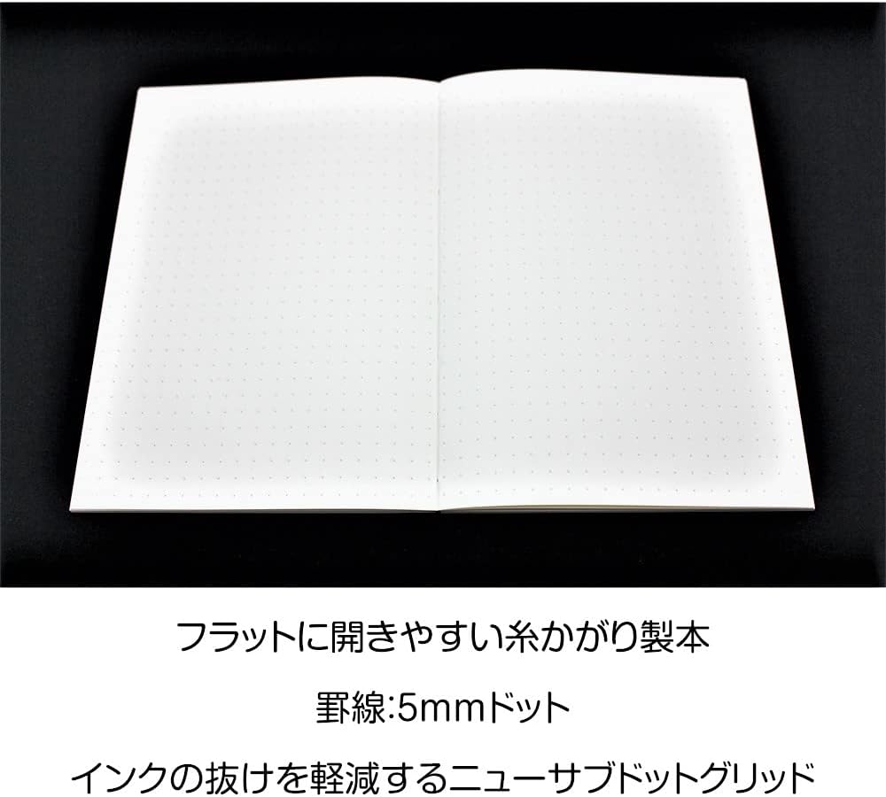 SAKAE Technical Paper, Paper Notebook, A6, Dots, Soft Cover, Tomoe River FP, 2.4 oz (68 g), Cream 160P, TMR-A5NB-68DC