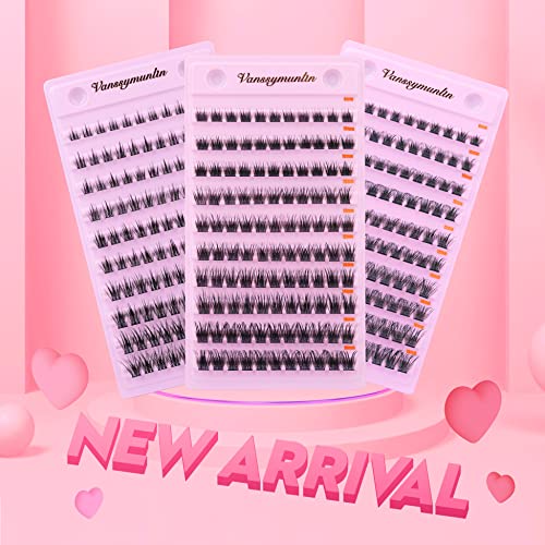 Lash Clusters Diy Eyelash Extension 110 Cluster Lashes Natural Look D Curl Individual Lashes Extension Volume Wispy Eyelash Clusters Extension Mixed Length Thin Band Reusable Lash Extension Diy At Home (Vm04, D-8-16Mix) #TOP6