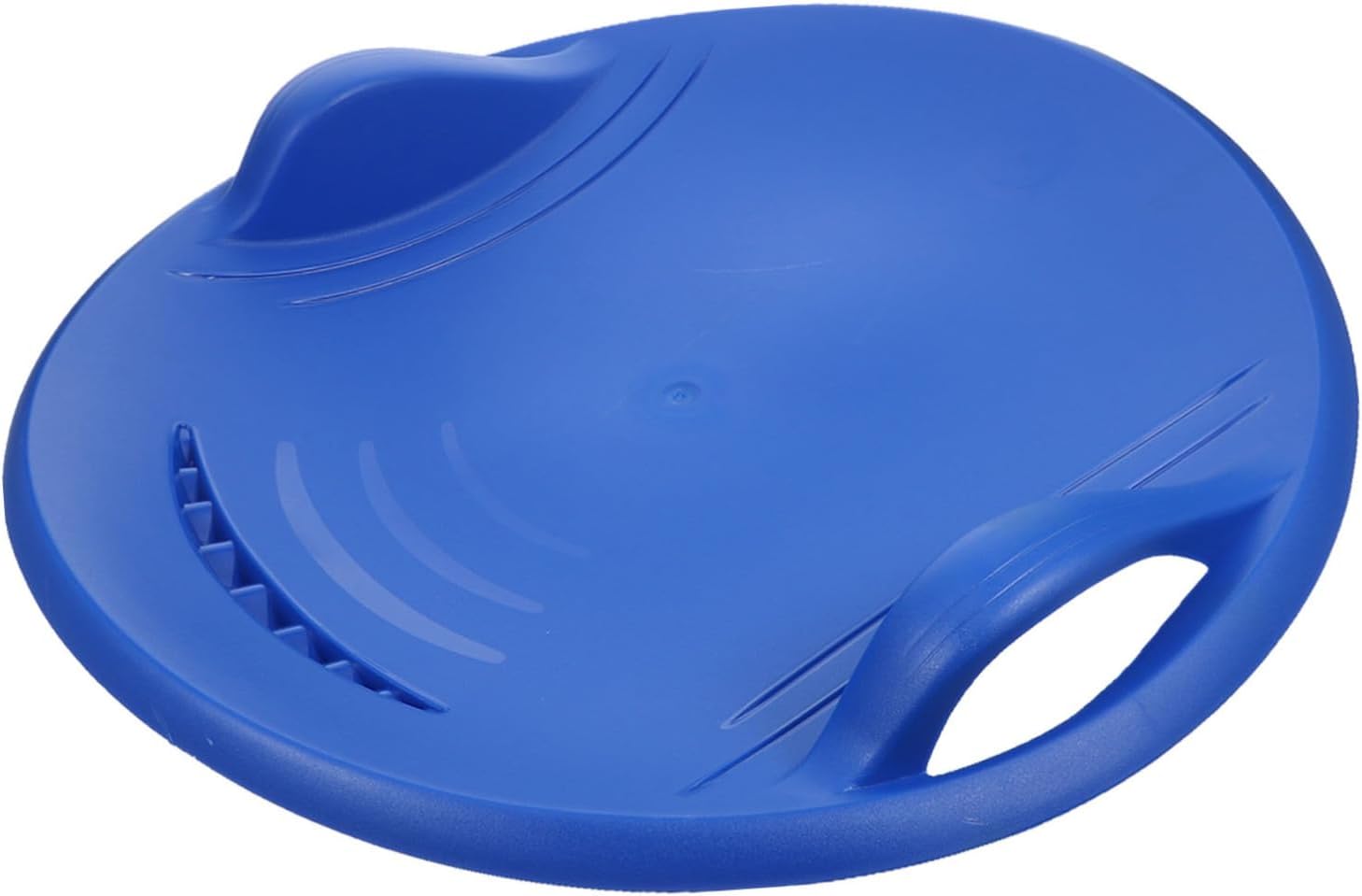 1pc Portable Snowboard for Boys and Girls Thicken Slider for Outdoor Fun Lightweight Hdpe Material for Skiing and Play Round Shape