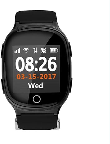 Deest Reloj GPS Seguimiento de Seguridad por WiFi Rastreador de SmartWatch  para Ancianos Niños Adolescentes Autismo Alzheimer Localizador Personal de  GPS SOS, Black : Amazon.es: Electrónica