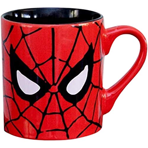 Silver Buffalo Marvel Comics Spider-Man Eyes Ceramic Mug, 14-Ounces, Multicolored