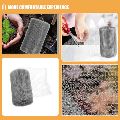 Grillage acier inoxydable pour protection jardin et trou de drainage