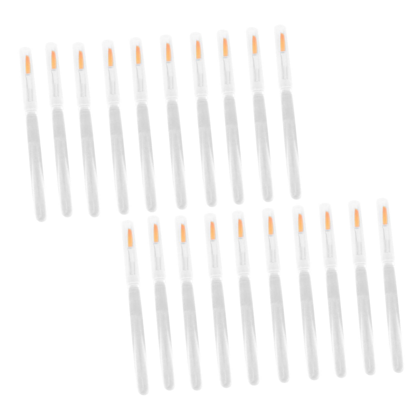 LIFKOME 20Pcs Portable Lip Brushes Disposable Lipstick Applicators for Travel Makeup Parties present for Friends Lovers Durable Easy to Use