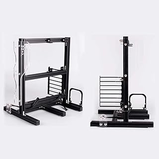 Lazmin112 Rack Verticale Aperto per Computer, Mini Telaio ATX/M-ATX/ITX Fai-da-Te con Telaio in Lega di Alluminio overclocking Scheda Madre ATX Custodia per Computer con Telaio a Cielo