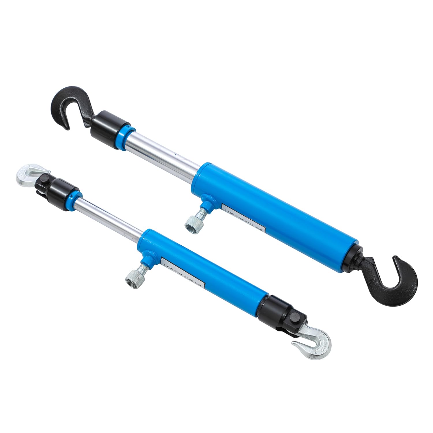 KATSU Tools Kit hidráulico de 7 piezas Porta Power 10T 4T para reparación de marco de carrocería de automóvil, juego de pistón empujador, en estuche de transporte de acero, para reparación de