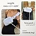 Boutique Belt Crossbody Bag Fanny Pack for Women Fashionable | Cute Mini Everywhere Bum Hip Waist Pack | Fashion Travel Chest Bag | Silver Accessories | Adjustable Small Strap | White