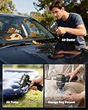 Handheld Vacuum Cleaner, 25000Pa Foldable Car Vacuum Cleaner Cordless, Powerful Rechargeable Portable Mini Car Hoover for Home Car Office Pet Hair Carpet - Image 5
