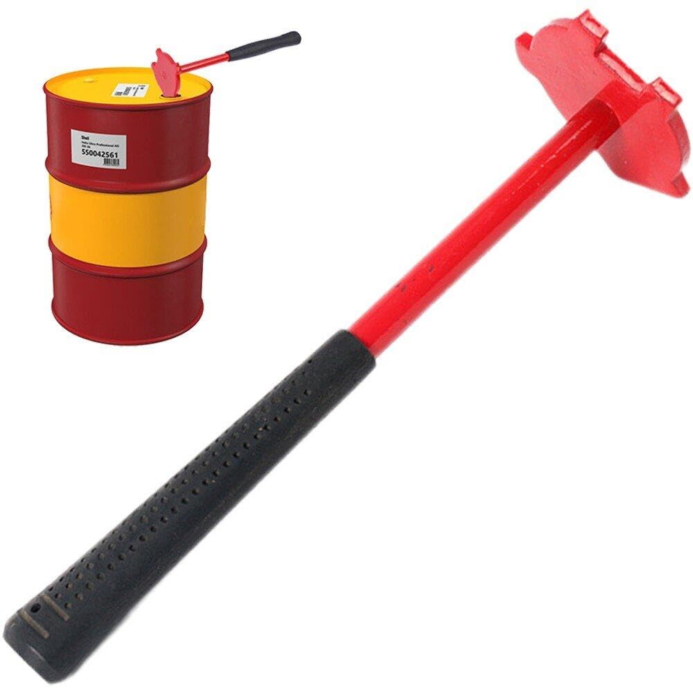 Casiler As Shown Oil Barrel Opener 200L Manual Oil Tank Wrench Thread Cap Open Tool Lid Opener Drum Opener Tool