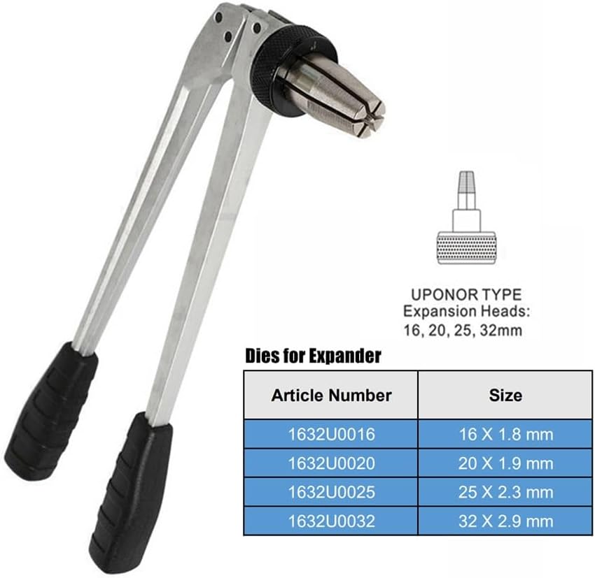 16 to 32mm Extender Repair Tool Expander Set for Water and Radiator Connections
