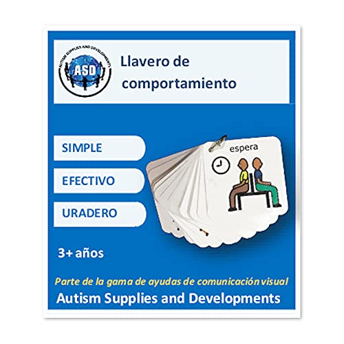 Autism Supplies & Developments- Llavero de plástico con comportamiento visual, Color surtido (Autism Supplies and Developments BKR_ES) Cover