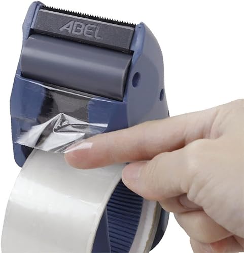 Miniatura 2 de ABEL EVO Dispensador de cinta de embalaje, azul oscuro, pistola de cinta ergonómica de 2 pulgadas de ancho para cajas de embalaje, envío de cajas de