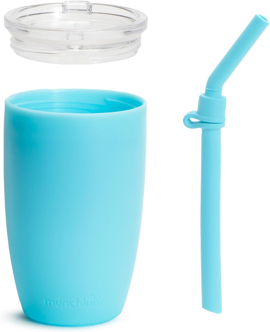 Munchkin® Simple Clean™ Toddler Sippy Cup Tumbler with Easy Clean Straw, 10 Ounce, 2 Pack, Blue/Green - Image 5
