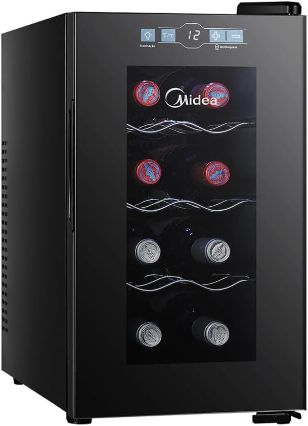 Adega Climatizada de Vinho 8 Garrafas Bivolt Midea