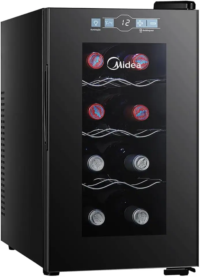 Adega Climatizada de Vinho 8 Garrafas Bivolt Midea