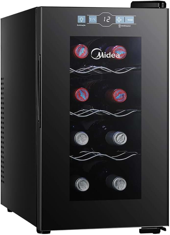 Adega Climatizada de Vinho 8 Garrafas Bivolt Midea