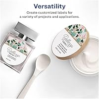 Vista 45 de Avery Etiquetas redondas imprimibles con Sure Feed, 2.5" de diámetro, blanco brillante, 90 etiquetas personalizables (22830)