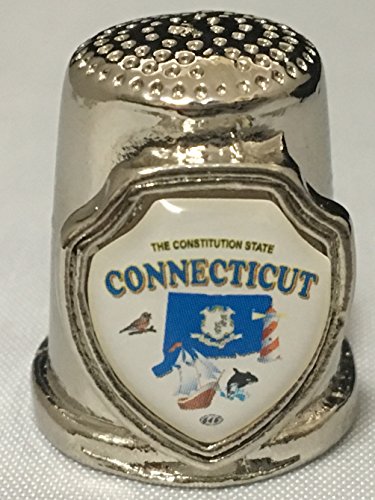 Souvenir Thimble - Connecticut