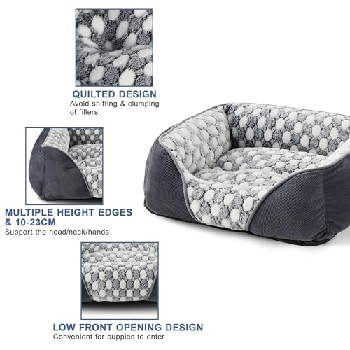Large Dog Bed and Dog Beds Clearance for Adult Dogs, Provides Support for Head/Neck, Washable Dogs Beds XL, 78x63x23cm - Image 3