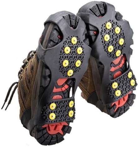 Yimidear Ice Snow Ground Antiskid Crampons Skating Antiskid Snow Shoes Spikes Grips Cleats