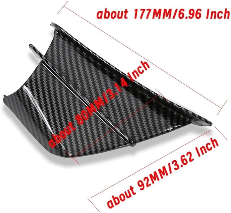 Motorcycle winglets for Su&zuki GSXR600 GSXR750 GSXR1000 GSXS1000 Rs Fairing Side Winglet Wing Deflector Spoiler Accessories 1 Pair