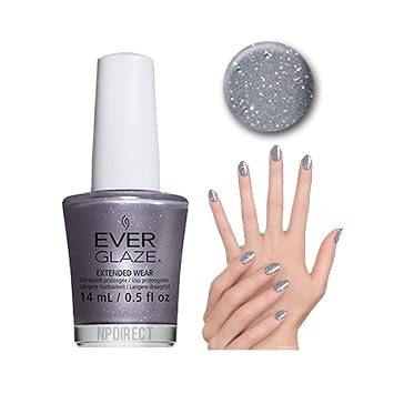 China Glaze EverGlaze Extended Wear Nail Lacquer, NY Slate of Mind