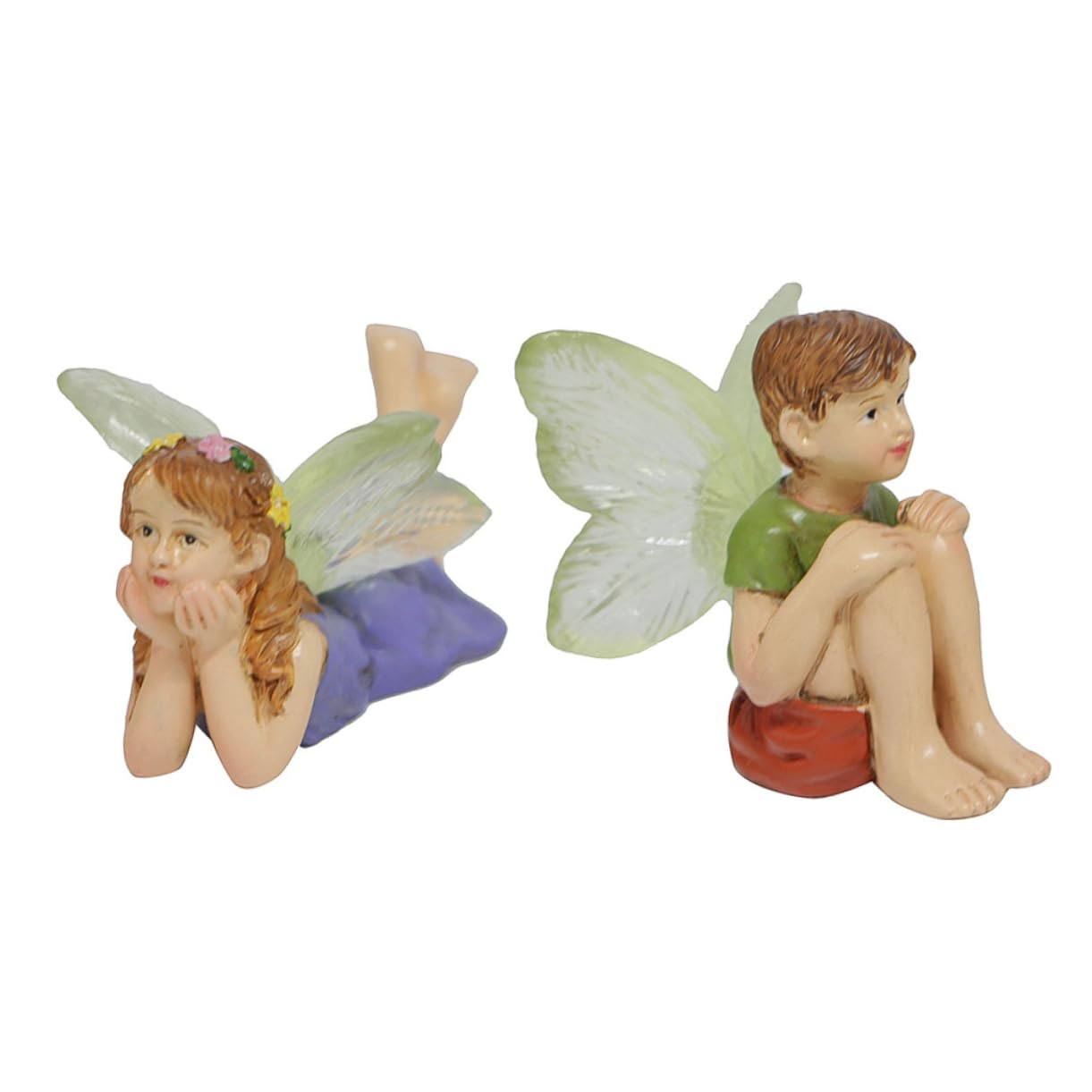 Kisangel 10stücke Blumenfee Statue Aus Resin Gartenfiguren Für Deko Im Freien Kreative Feenornamente Für Auto Zuhause Und Büro Für Gartenliebhaber Und Dekoration