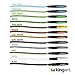 KINGART 580-24 GEL STICK Set, Artist Pigment Crayons, 24 Unique Colors, Water Soluble, Creamy, and Odorless, Use on Paper, Wood, Canvas and more