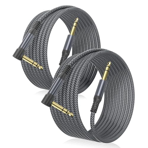 Elebase Cable Guitarra Eléctrica 1/4 Inch TRS Balanceado 3M…