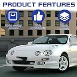 2 Set 2 Button Key Fob Cover, Compatible with Toyota Key Cover Replacement Repair Kit with Rubber Pad for Avensis Corolla Camry RAV4 Previa Tarago Prado Tundra Avalon Hilux Land Prius Sienna Verso - Image 5