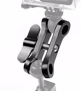 NovelGoal Ball Clip 1 Inch Ball Head Clamp Diving Waterproof Compatible with GoPro SLR Camera Underwater Photography (only Clip)