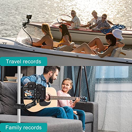 Super Clamp Double Camera Clamp, Crab Plier Clip Bracket Monitor Magic Arm Double Ball Head Adapter For Umbrella Clamp, Desktop, Strollers, Wagons, Photo Studio Light Stand, Photo Boom Stand #TOP6