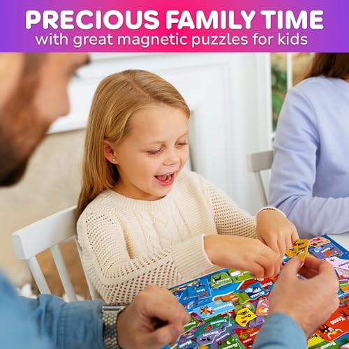 QUOKKA Magnetic Puzzles For 3 4 5 Year Olds - 3 Set Educational Toys For 3 4 Year Olds - World Map - Solar System - Planets For Kids - Learning Toys For Children - Kids Puzzles Gift Age 5-8 - Image 7