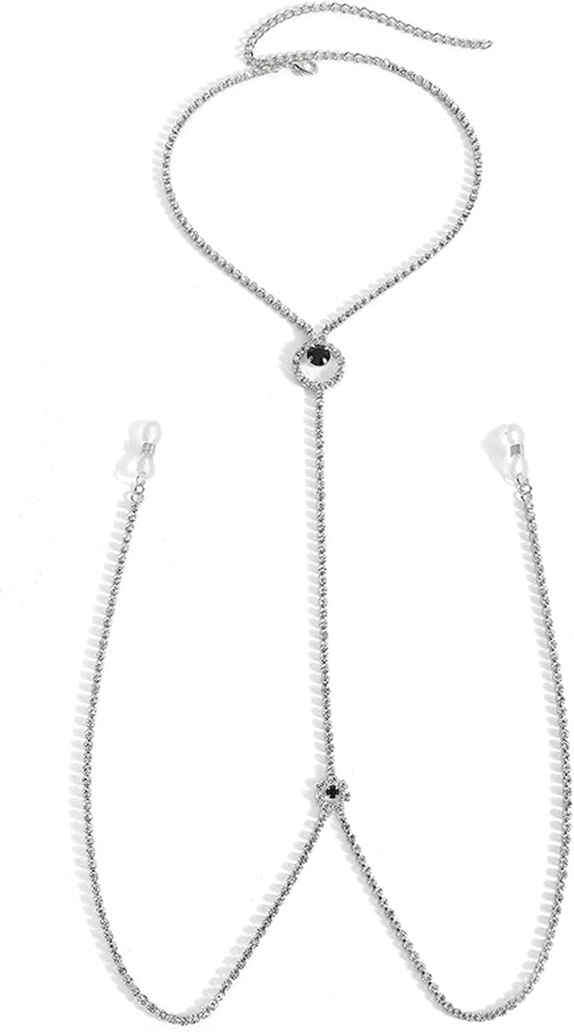Sexy Rhinestone Bra Chain Nipple Chain Necklace Simple Crystal Non Piercing Nipple Jewelry Summer Body Accessories Jewelry for Women