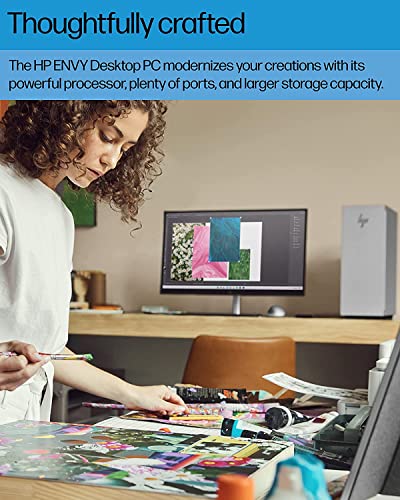 Hp 2023 Newest Envy Desktop, Intel Core I9 12900 Up To 5.1Ghz, Nvidia Geforce Rtx 3070 Graphics, 16Gb Ram, 1Tb Ssd, 2Tb Hdd, Wi-Fi 6, Bluetooth, Wired Keyboard & Mouse, Windows 11 Home #TOP6