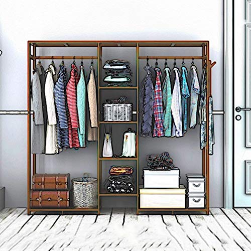 Aintap Multi-function Foldable Wardrobe Closet, Portable Cabinet Assembly for Fashionable Bedroom Furniture