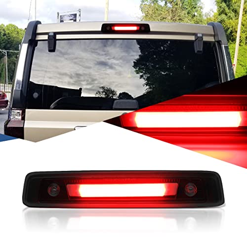 Auto Dynasty LED 3rd Third Brake Light Compatible with 2006-2010 Jeep Commander, Rear Center Cab Cargo Lamp High Mount Stop light, Tinted Housing