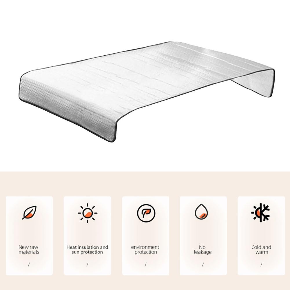 Funda para Aire Acondicionado,Cubierta Exterior de Unidades Exteriores,Cubierta de Aire Acondicionado Impermeable Anti-Polvo Protector Solar Nieve,Cubiertas de Aires para Exteriores,95 * 46cm