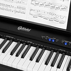 Schubert Preludio Keyboard – Clavier avec 88 touches, Pédale de sustain, 140 sons, 16 morceaux de démonstration, Port… - Les Beatles, Paul McCartney, John Lennon, RIngo Starr, George Harrison Schubert Preludio Keyboard - Clavier avec 88 touches, Pédale de sustain, 140 sons, 16 morceaux de démonstration, Port… – Image 5